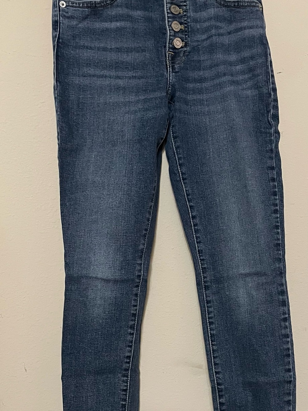 Lucky Brand Women's Skinny Jeans in Dark Blue Wash